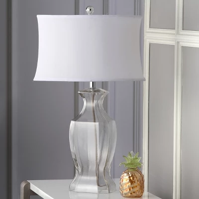 Glass Table Lamp (Set Of 2) - 28 Inch Height - LIT4068 - Clear - Safavieh 4 Glass Table Lamp (Set Of 2) - 28 Inch Height - LIT4068 - Clear - Safavieh - Image 4