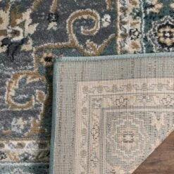 2'3"x12' Medallion Loomed Runner Rug Teal/Gray - Safavieh -My home decor GUEST d42edff1 47d7 4c6b 8d5a 9108769097cb