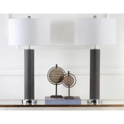 Ollie Table Lamp - 31.5 Inch Height - LIT4404 - Safavieh -My home decor GUEST d7f26220 87cc 4304 bc75 b6a7287a1b59