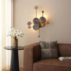 Ralsei 22" Iron Wall Decor - WDC1032 - Antique Brass - Safavieh -My home decor GUEST d87a05c2 2046 42ae a004 f95868d54e44