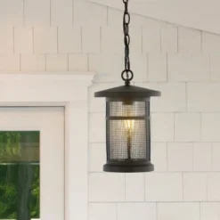 Osprey 8" Outdoor Pendant - PLT4030 - Black - Safavieh -My home decor GUEST dc194a37 971b 4bae b9bd 0ba4bb98f899