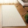 Napa Faux Sisal Jacquard Weave NFS148 UV Resistant, Stain Resistant, Soft Surface, Non-Shedding Indoor/Outdoor Rugs - Safavieh