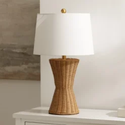 Aitana Table Lamp - 26 Inch Height - TBL4582 - Natural/Brass - Safavieh -My home decor GUEST e4d34d10 9580 4e00 ba73 60c9603845c5
