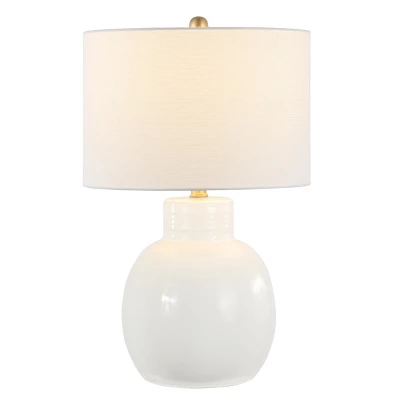 Syra Table Lamp - 24 Inch Height - TBL4360 - Ivory - Safavieh 1 Syra Table Lamp - 24 Inch Height - TBL4360 - Ivory - Safavieh