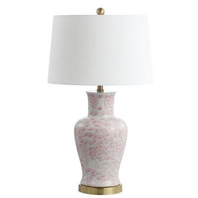 Calli Table Lamp (Set Of 2) - 28 Inch Height - TBL4161 - Pink/White - Safavieh 2 Calli Table Lamp (Set Of 2) - 28 Inch Height - TBL4161 - Pink/White - Safavieh - Image 2