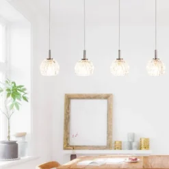 Lanson Pendant Chrome/Clear - Safavieh -My home decor GUEST ed6e1f75 1e95 4c6b 8bdb 5fbeb9b0d3fc