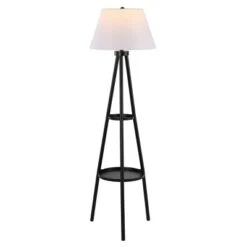 Dorea 63" Floor Lamp - FLL4107 - Black - Safavieh