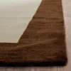 2'3"x10' Runner Color Block Loomed Beige/Dark Brown - Safavieh