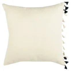Linney Pillow - Deep Blue/Grey - 16" X 16" - Safavieh -My home decor GUEST ee9e60f9 534a 4c33 bc6c a4733033fcf5