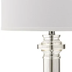 30" Nina Crystal Column Lamp Clear (Includes CFL Light Bulb) - Safavieh 7 30" Nina Crystal Column Lamp Clear (Includes CFL Light Bulb) - Safavieh -My home decor GUEST ef46f71c 140d 44f1 b4d1 52aba661ac61
