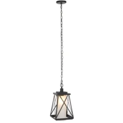 Braith 9.1" Outdoor Pendant - PLT7011 - Black - Safavieh