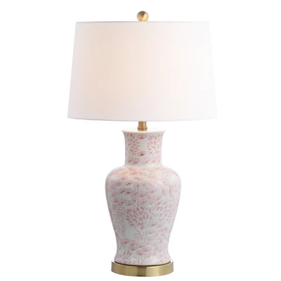 Calli Table Lamp (Set Of 2) - 28 Inch Height - TBL4161 - Pink/White - Safavieh 3 Calli Table Lamp (Set Of 2) - 28 Inch Height - TBL4161 - Pink/White - Safavieh - Image 3