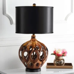 Regina Table Lamp - 29 Inch Height - LIT4040 - Safavieh -My home decor GUEST f531abea 0dee 4a44 bb30 8af93fc7724e