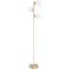 Niobe 65" Floor Lamp - Antique Gold - Safavieh