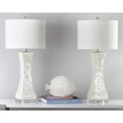 Shelley Concave Table Lamp - 30 Inch Height - LIT4146 - Safavieh -My home decor GUEST f73d7fa4 010c 4915 99db c54d154cfe84