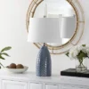 Naji Table Lamp - 24.5 Inch Height - TBL4258 - Blue Grey - Safavieh