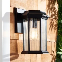 Hylan 8.46" Outdoor Sconce (Set Of 2) - PLT7006 - Black - Safavieh -My home decor GUEST fc181d54 c389 423f 802c e6c49230eedb
