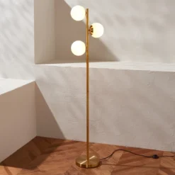 Devlyn 3 Light 62" Floor Lamp - FLL4104 - Gold - Safavieh -My home decor GUEST fed70c30 2fc1 467b 9058 42630dca3bd0